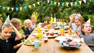 foodtruck op communiefeest